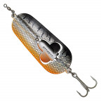 Блесна-колебалка DAM Effzett Rattlin' Spoon 8см 40гр (BLACK/ORANGE UV)