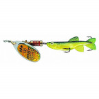 Блесна-вертушка DAM Effzett MINNOW SPINNER 3гр (yellow/black)