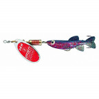 Блесна-вертушка DAM Effzett MINNOW SPINNER 5гр (red/glitter)