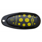 Блесна-вертушка Mikado Blaster № 4 8гр silver/21 (silver/black/yellow dots)