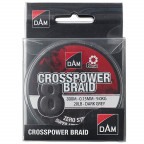 Шнур DAM Crosspower 8-Braid 300м 0,17мм 11,3кг/25Lb (dark grey)