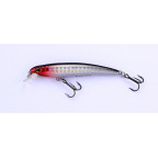 Воблер Nomura Hiro Minnow 70мм 5гр. цвет-004 (BLACK RED SILVER)